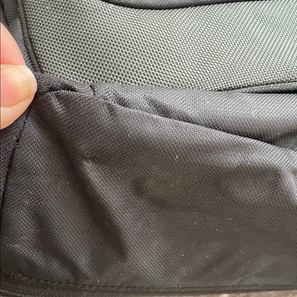 Tumi Black and Gray Messenger Bag